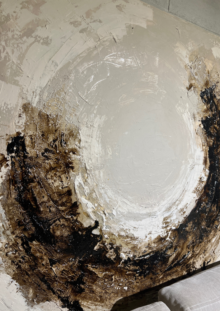 Detalle de textura circular