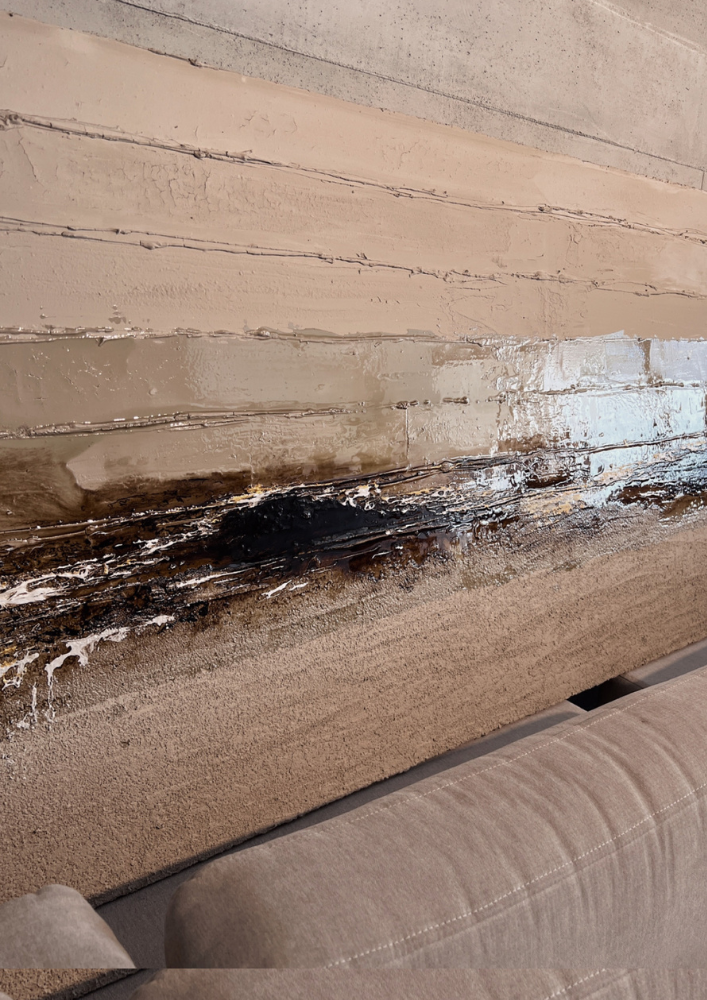 Detalle de textura con capas